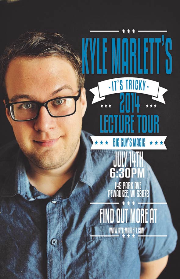 kylejun2014-590x.jpg Kyle Marlett lecture at Big Guy's Magic Shop