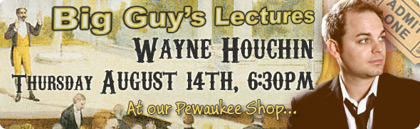 Wayne Houchin lecture at Big Guy's Magic Shop